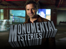 Don Wildman on the Monumental Mysteries set.